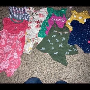 Baby girl summer lot, all Carter’s except one old navy 9 months